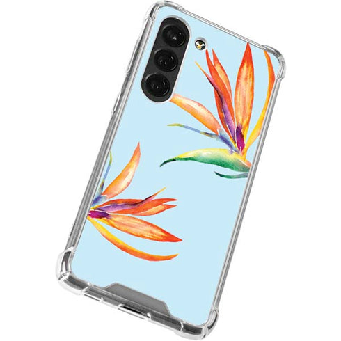 Birds of Paradise Summer Galaxy S23 Clear Case