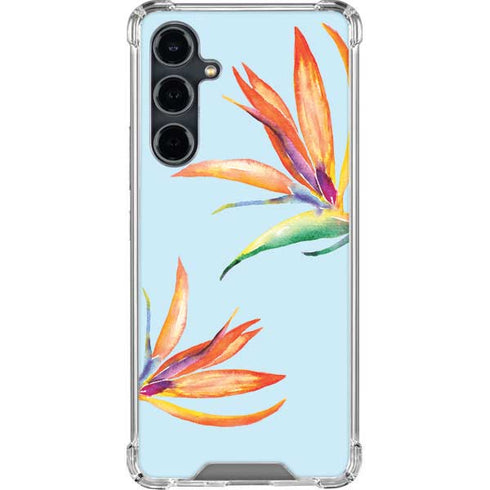 Birds of Paradise Summer Galaxy S23 FE Clear Case
