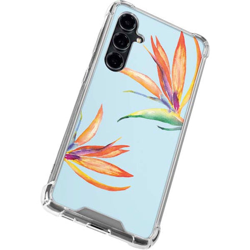 Birds of Paradise Summer Galaxy S23 FE Clear Case