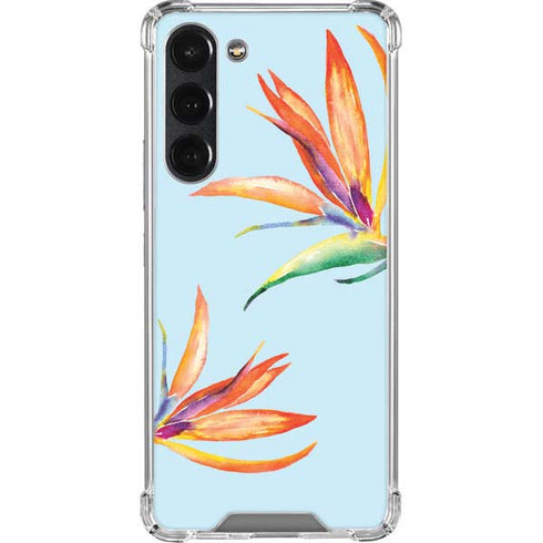 Birds of Paradise Summer Galaxy S23 Plus Clear Case