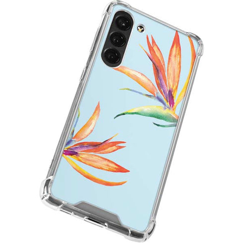 Birds of Paradise Summer Galaxy S23 Plus Clear Case