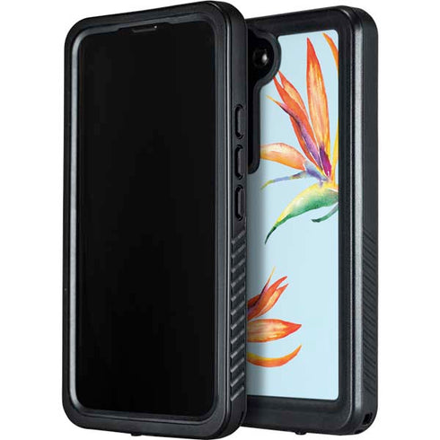 Birds of Paradise Summer Galaxy S23 Plus Waterproof Case