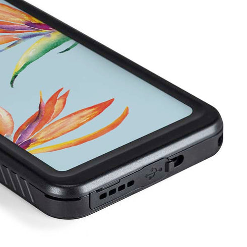 Birds of Paradise Summer Galaxy S23 Plus Waterproof Case