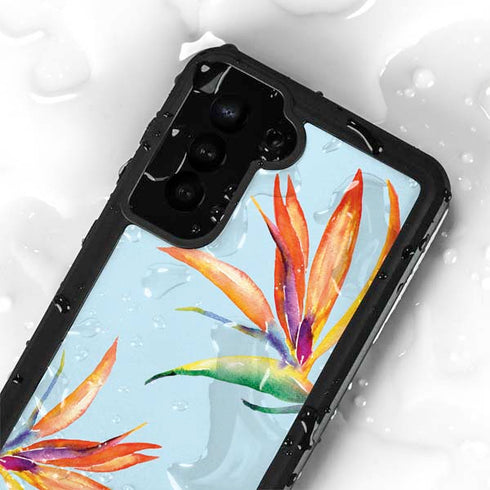 Birds of Paradise Summer Galaxy S23 Waterproof Case