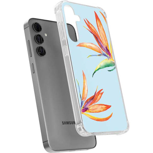 Birds of Paradise Summer Galaxy S24 Plus Clear Case