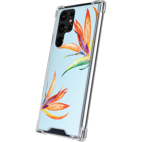 Birds of Paradise Summer Galaxy S24 Ultra Clear Case