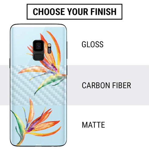 Birds of Paradise Summer Galaxy S9 Skin
