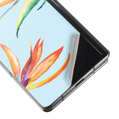 Birds of Paradise Summer Galaxy Z Fold2 5G Skin
