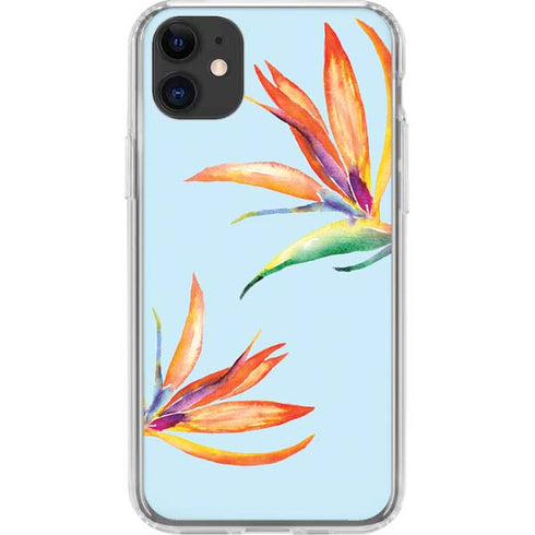 Birds of Paradise Summer iPhone 11 Clear Case