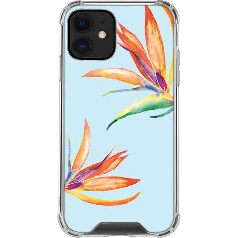 Birds of Paradise Summer iPhone 12 Clear Case
