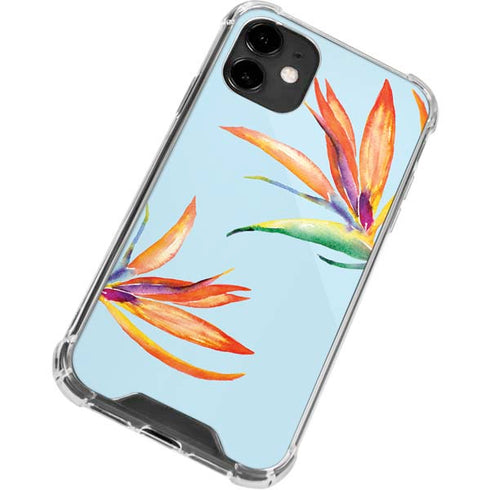 Birds of Paradise Summer iPhone 12 Clear Case