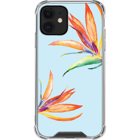 Birds of Paradise Summer iPhone 12 Mini Clear Case