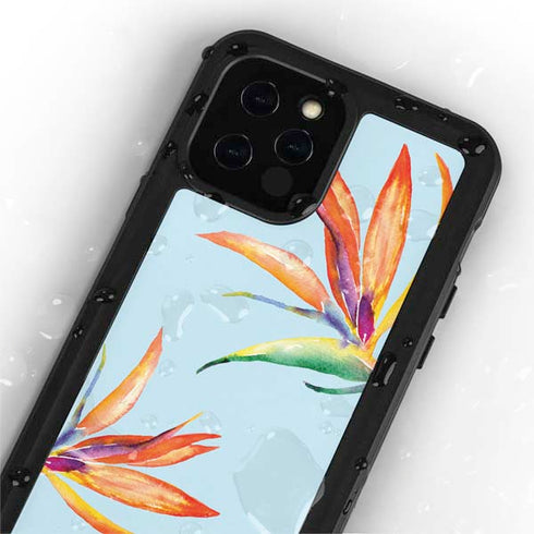 Birds of Paradise Summer iPhone 12 Pro Waterproof Case