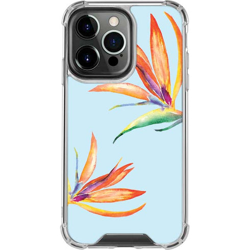 Birds of Paradise Summer iPhone 13 Pro Clear Case