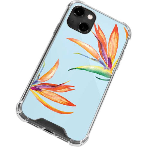 Birds of Paradise Summer iPhone 14 Clear Case