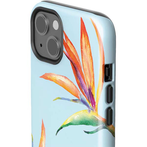 Birds of Paradise Summer iPhone 15 Plus Impact Case