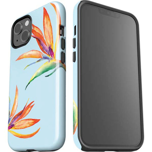 Birds of Paradise Summer iPhone 15 Plus Impact Case