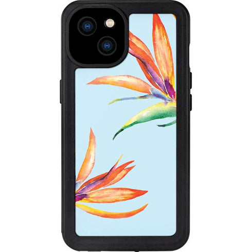 Birds of Paradise Summer iPhone 15 Plus Waterproof Case