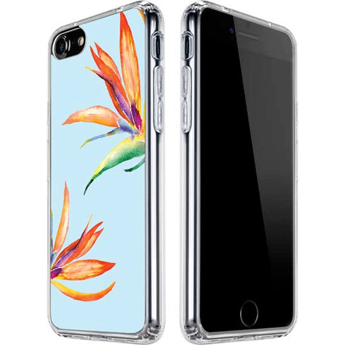 Birds of Paradise Summer iPhone SE (2nd & 3rd Gen) Clear Case