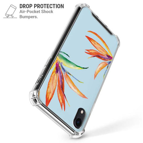 Birds of Paradise Summer iPhone XR Clear Case
