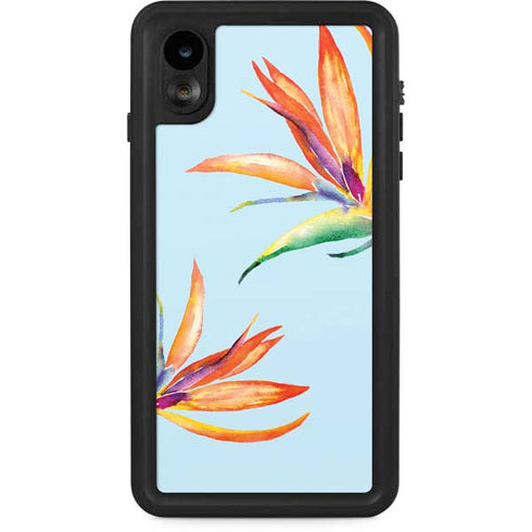 Birds of Paradise Summer iPhone XR Waterproof Case