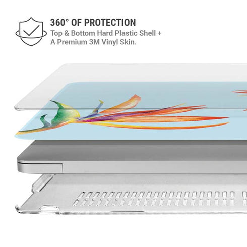 Birds of Paradise Summer MacBook Pro 13in (2020) Case plus Skin