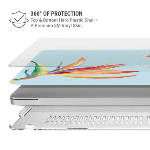 Birds of Paradise Summer MacBook Pro 15in (2016-19) Case plus Skin