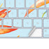 Birds of Paradise Summer Magic Keyboard Skin
