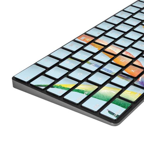 Birds of Paradise Summer Magic Keyboard with Numeric Keypad Skin