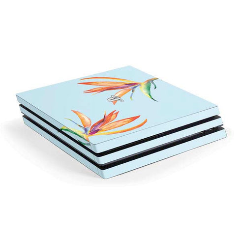 Birds of Paradise Summer PS4 Pro Console Skin