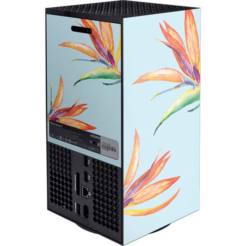 Birds of Paradise Summer Xbox Series X Console Skin