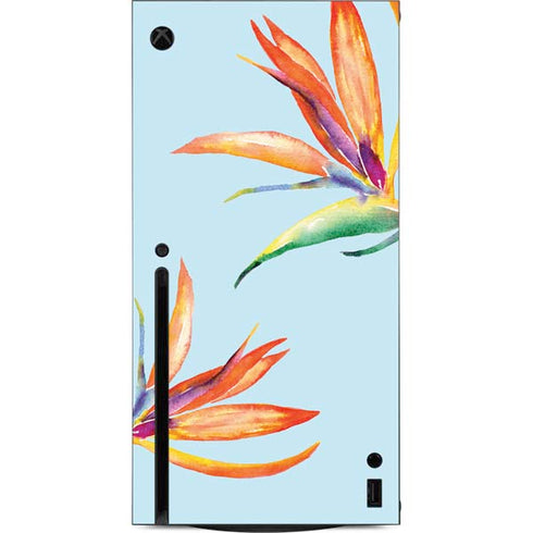 Birds of Paradise Summer Xbox Series X Console Skin
