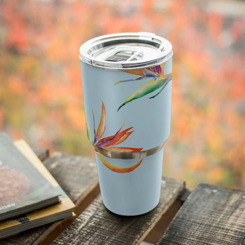 Birds of Paradise Summer Yeti 30oz Rambler Tumbler Skin