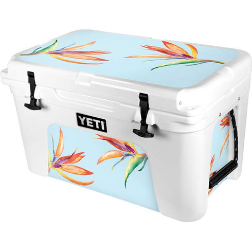 Birds of Paradise Summer YETI Tundra 45 Hard Cooler Skin