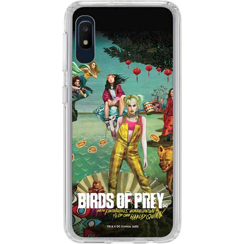 DC Comics Harley Quinn Birds of Prey Variant Movie Poster Galaxy A10e Clear Case