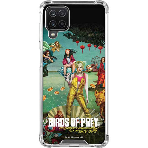 DC Comics Harley Quinn Birds of Prey Variant Movie Poster Galaxy A12 Clear Case