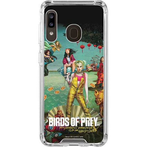 DC Comics Harley Quinn Birds of Prey Variant Movie Poster Galaxy A30 Clear Case