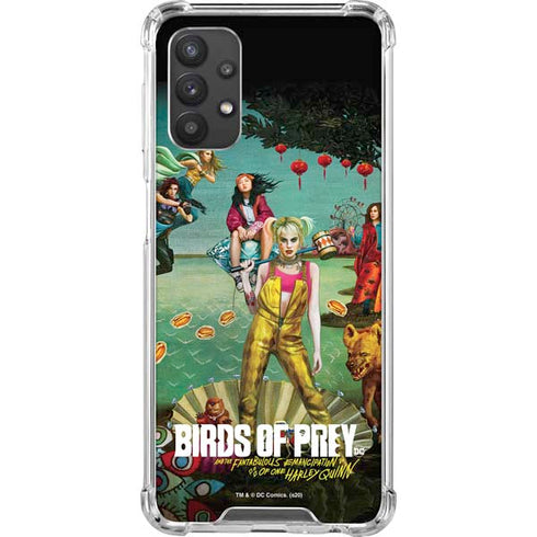 DC Comics Harley Quinn Birds of Prey Variant Movie Poster Galaxy A32 5G Clear Case
