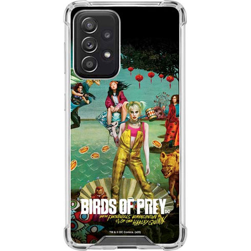 DC Comics Harley Quinn Birds of Prey Variant Movie Poster Galaxy A52 5G Clear Case