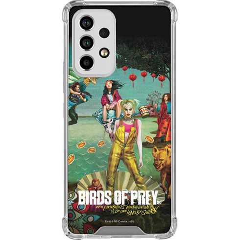 DC Comics Harley Quinn Birds of Prey Variant Movie Poster Galaxy A53 5G Clear Case