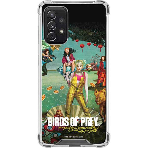 DC Comics Harley Quinn Birds of Prey Variant Movie Poster Galaxy A72 5G Clear Case