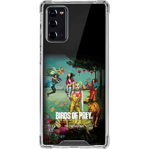 DC Comics Harley Quinn Birds of Prey Variant Movie Poster Galaxy Note20 5G Clear Case