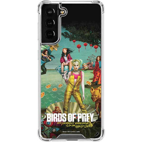 DC Comics Harley Quinn Birds of Prey Variant Movie Poster Galaxy S21 Plus 5G Clear Case