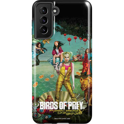 DC Comics Harley Quinn Birds of Prey Variant Movie Poster Galaxy S21 Plus 5G Pro Case