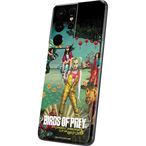 DC Comics Harley Quinn Birds of Prey Variant Movie Poster Galaxy S21 Ultra 5G Skin