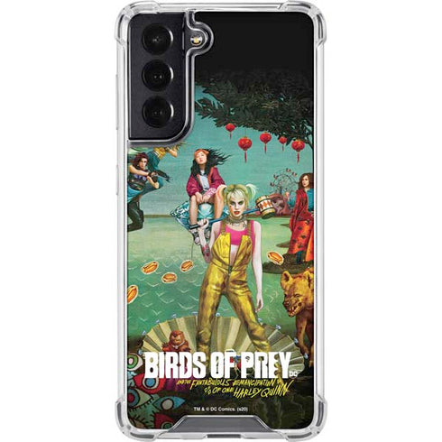 DC Comics Harley Quinn Birds of Prey Variant Movie Poster Galaxy S22 Clear Case