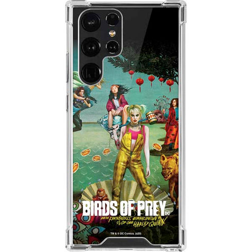 DC Comics Harley Quinn Birds of Prey Variant Movie Poster Galaxy S22 Ultra Clear Case