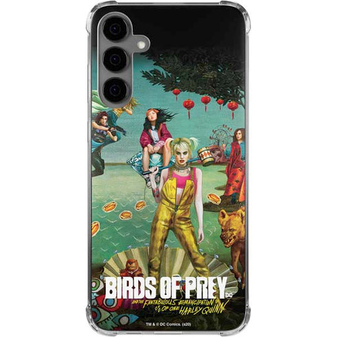 DC Comics Harley Quinn Birds of Prey Variant Movie Poster Galaxy S24 Plus Clear Case