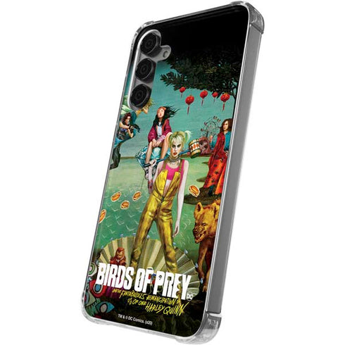 DC Comics Harley Quinn Birds of Prey Variant Movie Poster Galaxy S24 Plus Clear Case