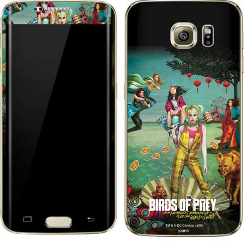 DC Comics Harley Quinn Birds of Prey Variant Movie Poster Galaxy S7 Edge Skin